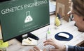 Scientific Biochemistry Genetics Engineering Concept Royalty Free Stock Photo