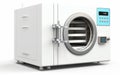 Scientific Essence Autoclave on White Background