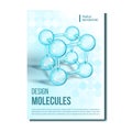 Scientific Genetic Research Cover Design Vector