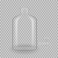 Scientific glassware, test tubes. Realistic templates, layouts, mockup. Royalty Free Stock Photo