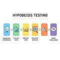 Scientific Hypothesis Testing Process Flowchart Illustration Royalty Free Stock Photo