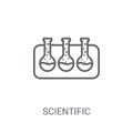 Scientific icon. Trendy Scientific logo concept on white backgro