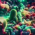 Scientific image of bacteria Citrobacter, Gram-negative bacteria