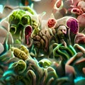 Scientific image of bacteria Citrobacter, Gram-negative bacteria