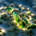 Scientific image of bacteria Citrobacter, Gram-negative bacteria