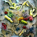 Scientific image of bacteria Citrobacter, Gram-negative bacteria