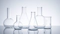 Scientific Laboratory Glassware for Research and Experiments Royalty Free Stock Photo