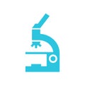 Scientific research science microscope icon.