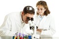 Scientist and College Intern Royalty Free Stock Photo