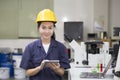 Scientist doing chemical test in laboratory Royalty Free Stock Photo