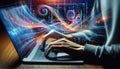 Unlocking Insights: Data Science and Big Data Technology in Action Royalty Free Stock Photo