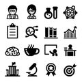 Scientist icon set