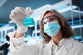 Scientist In Lab Doing Pharmaceutical Research Royalty Free Stock Photo