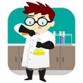 Scientist in the Lab Royalty Free Stock Photo