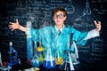 Scientist making experiments Royalty Free Stock Photo