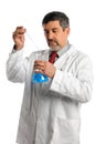 Scientist Mixing Chemicals Royalty Free Stock Photo