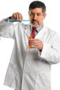 Scientist Mixing Chemicals Royalty Free Stock Photo