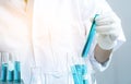 Scientist research chemistry at science lab Royalty Free Stock Photo