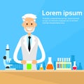 Scientist Working Research Chemical Laboratory Royalty Free Stock Photo
