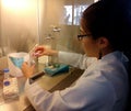 Scientist working with Coronavirus virus in Venezuela