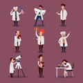 Scientists Characters Set