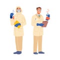 Scientists, chemists, laboratory assistants people