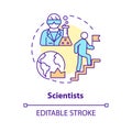 Scientists concept icon