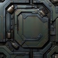 Scifi wall texture panel.