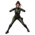 Fierce Scifi Woman, 3D Rendering, 3D Illustration