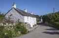 Scillonian cottages, Tresco, Isles of Scilly, England