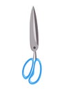 Scissor icon. Hand drawn professional sharp equipment for tailor. Cutting scissors for needlework. Craft and scissoring