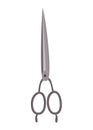 Scissor icon. Hand drawn professional sharp equipment for tailor. Cutting scissors for needlework. Craft and scissoring Royalty Free Stock Photo