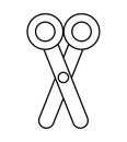 scissor isolated icon design