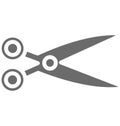 Scissor Isolated Vector Icon for Sewing and Tailoring