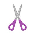 Scissor isolated on white background. Vector Royalty Free Stock Photo