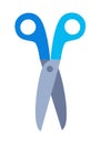 Scissors with Handle Vector Illustration Isolated Royalty Free Stock Photo