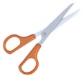 Scissors cartoon icon. Hand craft cutting tool