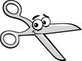 Scissors clip art cartoon illustration