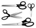 Scissors Collection, Dressmaker Shears, Pinking Shears, Standard Heavy Duty Scissors, Embroidery Scissors