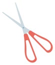 Scissors color icon. Cutting blade. Barber or tailor tool