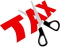 Scissors cut unfair too high Taxes