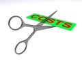 Scissors cutting costs