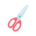 Scissors for cutting paper. Welcome back to school supplies for kids