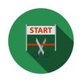 Scissors Cutting Tape Icon