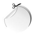 Scissors cuttting icon image