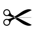 Scissors cuttting icon image