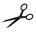 Scissors icon isolated on white background. Vector illustration.