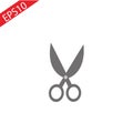 Scissors icon vector illustration.Vector scissorsicon. Eps10 vector illustration.