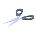 Scissors kinesio tape icon isometric vector. Fitness sport