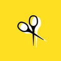 Scissors simple vector icon illustration